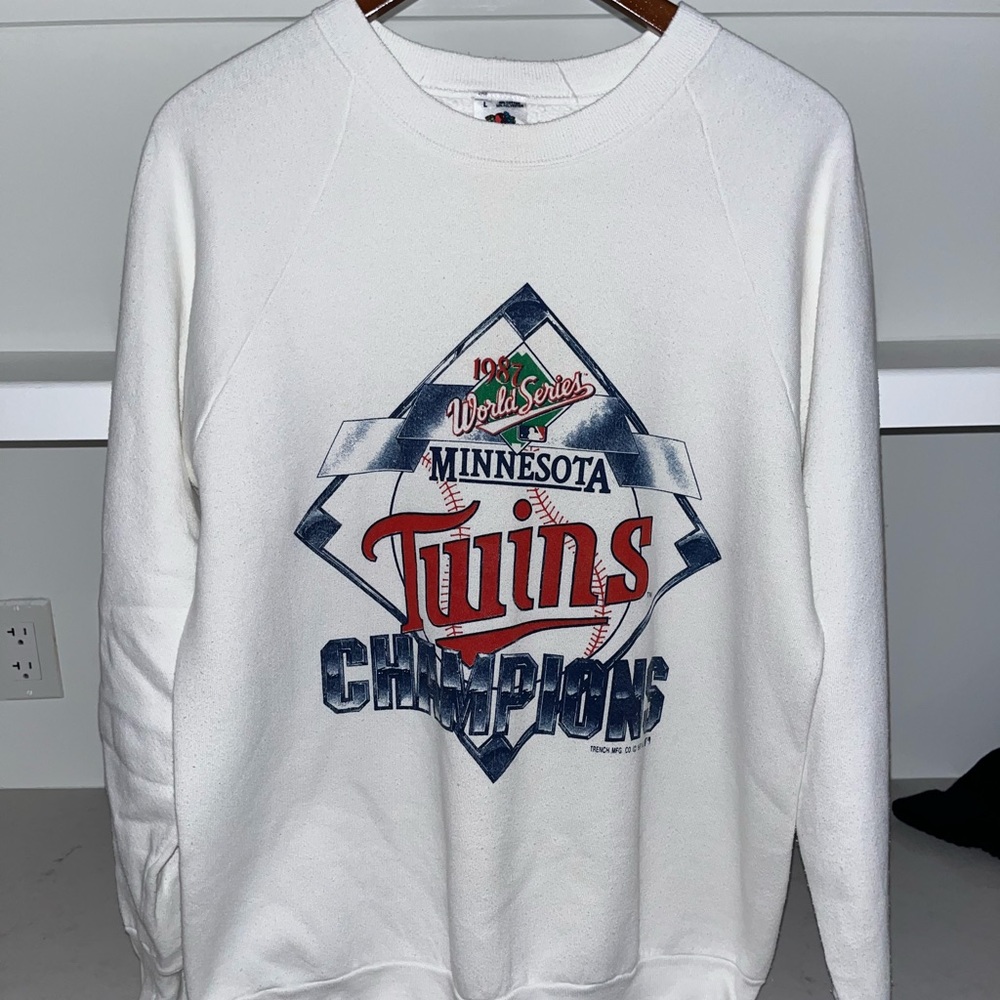 Vintage 1987 World Series Twins Crewneck Sweater